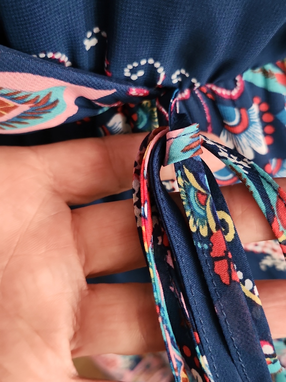 IZ Byer High Low Floral Sundress - Picture 6 of 10